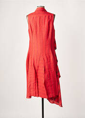 Robe mi-longue rouge LAUREN VIDAL pour femme seconde vue