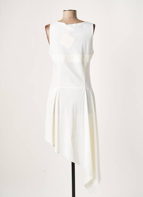 Robe courte beige LAUREN VIDAL pour femme