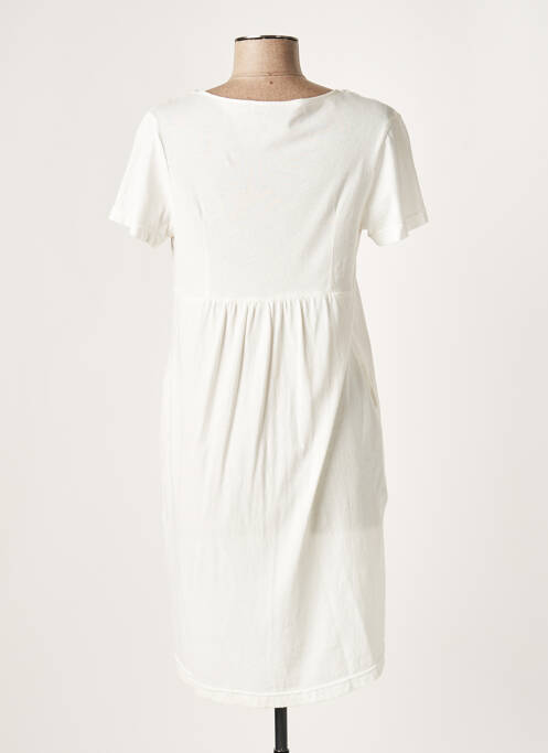 Robe courte blanc LAUREN VIDAL pour femme