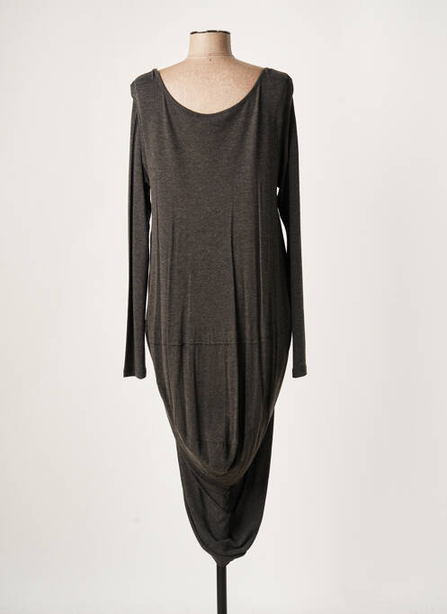 Robe courte gris LAUREN VIDAL pour femme