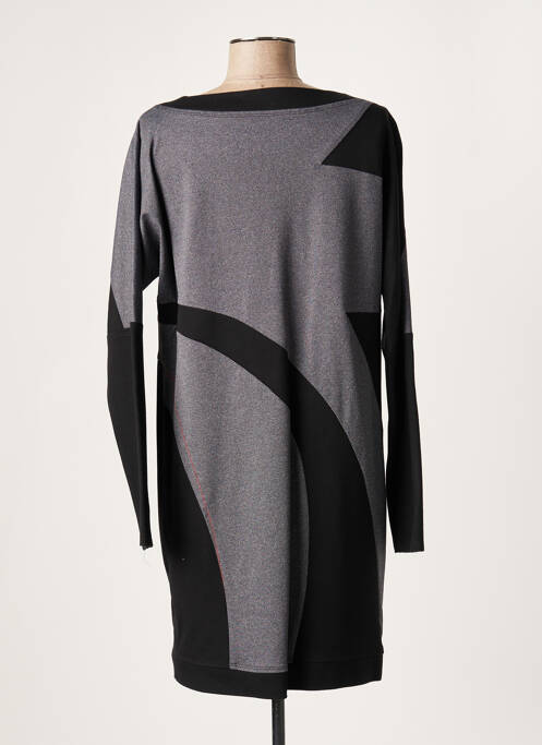 Robe courte gris LAUREN VIDAL pour femme