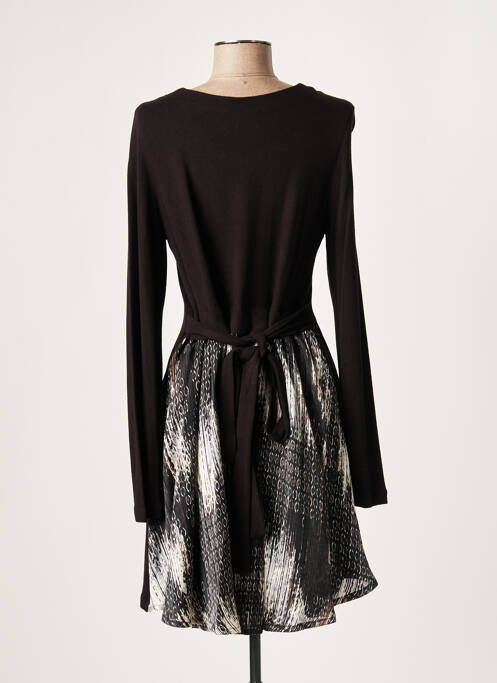 Robe courte noir LAUREN VIDAL pour femme