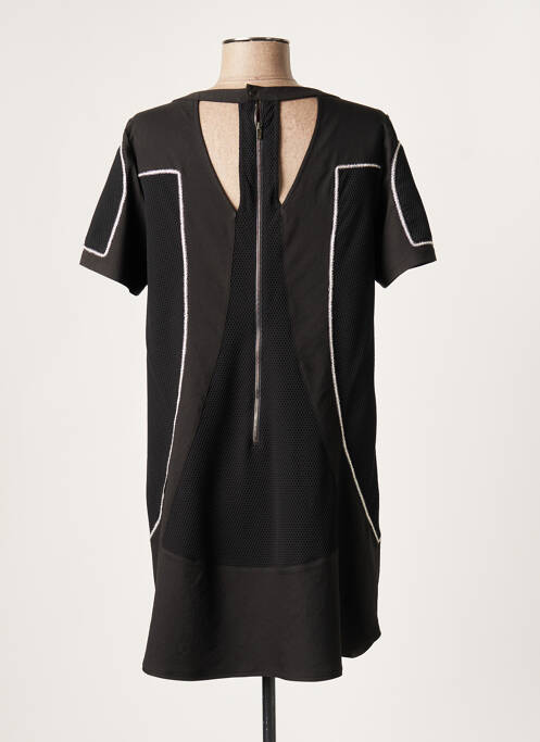 Robe courte noir LAUREN VIDAL pour femme