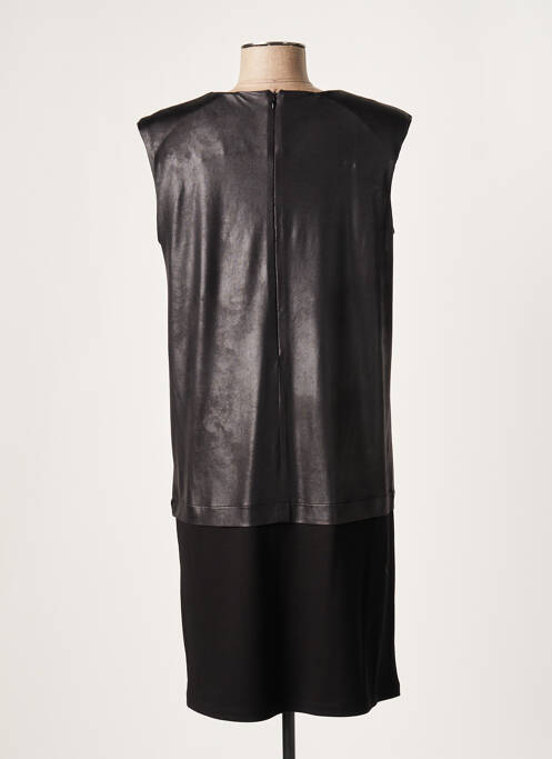 Robe mi-longue noir LAUREN VIDAL pour femme