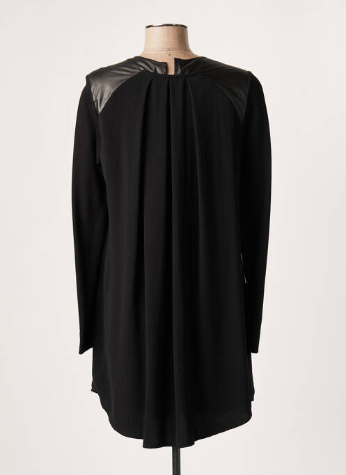 Tunique manches longues noir LAUREN VIDAL pour femme