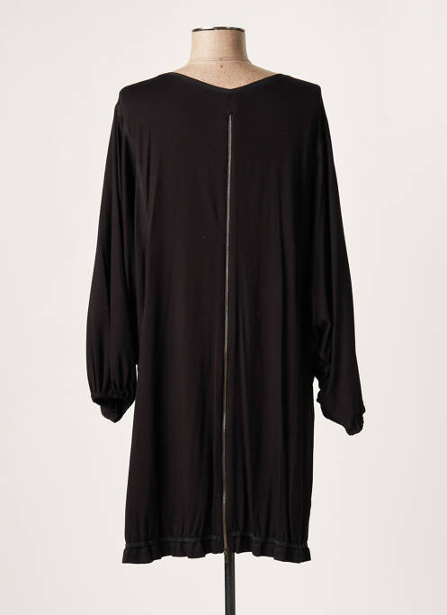 Tunique manches longues noir LAUREN VIDAL pour femme