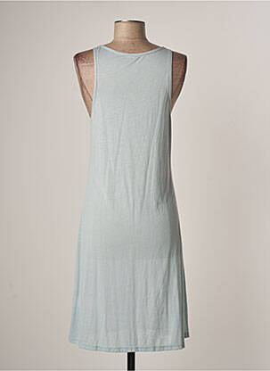 Robe mi-longue sans manche sans manche bleu LAUREN VIDAL femme