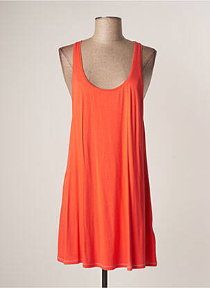 Robe courte orange LAUREN VIDAL pour femme