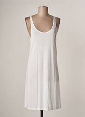 Robe mi-longue blanc LAUREN VIDAL pour femme seconde vue