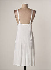 Robe mi-longue blanc LAUREN VIDAL pour femme seconde vue