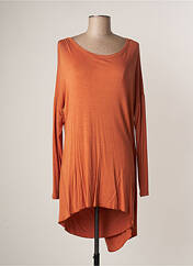 Robe mi-longue orange PEPEROSA pour femme seconde vue