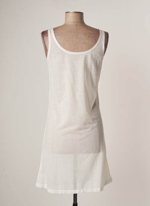 Robe courte blanc LAUREN VIDAL pour femme