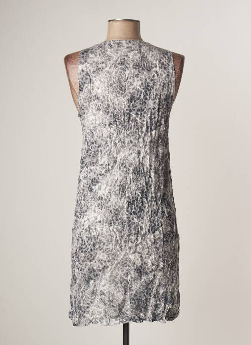 Robe courte gris LAUREN VIDAL pour femme