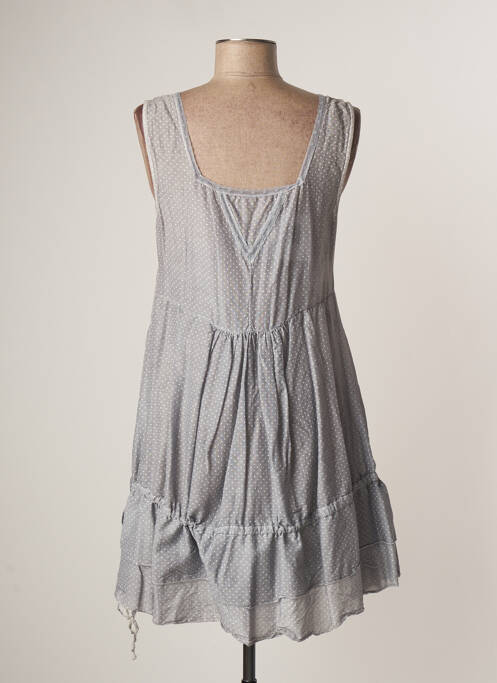 Robe courte gris LAUREN VIDAL pour femme