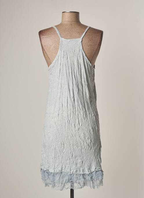 Robe mi-longue bleu LAUREN VIDAL pour femme