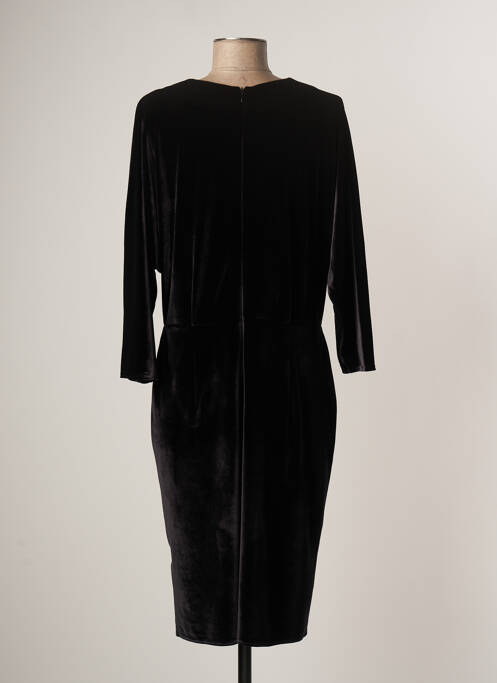 Robe mi-longue noir LAUREN VIDAL pour femme