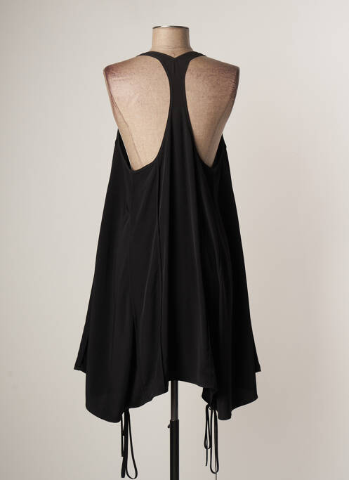 Robe mi-longue noir LAUREN VIDAL pour femme