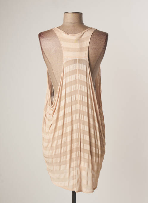 Robe mi-longue rose LAUREN VIDAL pour femme