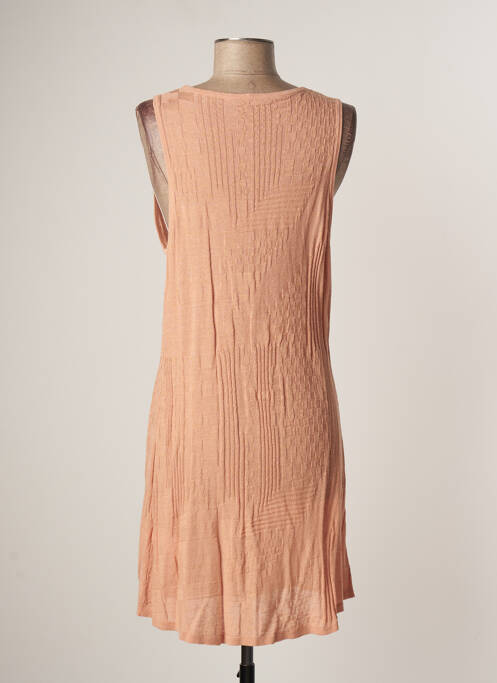 Robe mi-longue rose LAUREN VIDAL pour femme