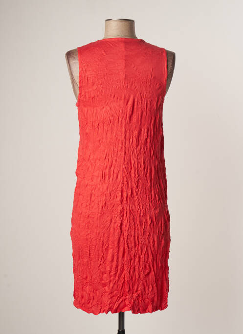 Robe mi-longue rouge LAUREN VIDAL pour femme