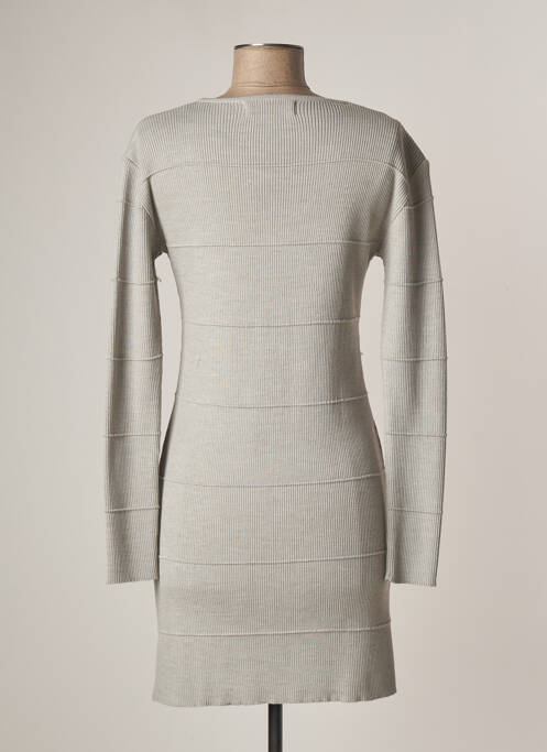 Robe pull gris LAUREN VIDAL pour femme