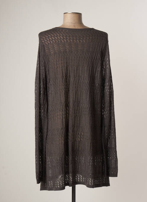 Robe pull gris LAUREN VIDAL pour femme