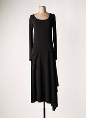 Robe longue noir LAUREN VIDAL pour femme seconde vue