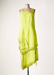Robe longue vert LAUREN VIDAL pour femme seconde vue