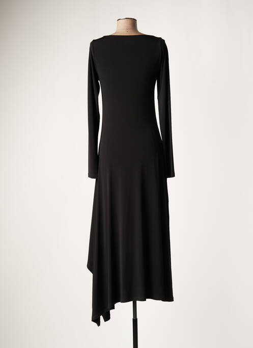 Robe longue noir LAUREN VIDAL pour femme