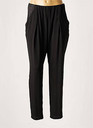 Pantalon large taille normale taille normale noir LAUREN VIDAL femme