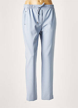 Pantalon large poches taille normale bleu LAUREN VIDAL femme