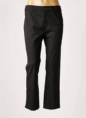 Pantalon droit stretch taille normale noir LAUREN VIDAL femme