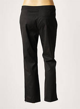 Pantalon droit stretch taille normale noir LAUREN VIDAL femme