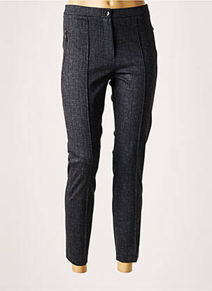 Pantalon slim stretch taille normale noir LAUREN VIDAL femme