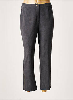 Pantalon 7/8 stretch taille normale gris LAUREN VIDAL femme