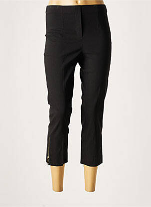 Pantalon slim taille normale taille normale noir LAUREN VIDAL femme