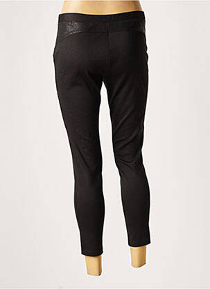 Pantacourt taille élastique taille normale noir LAUREN VIDAL femme