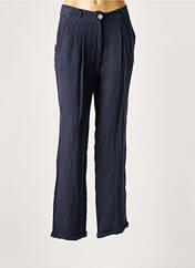 Pantalon chino bleu LAUREN VIDAL pour femme seconde vue