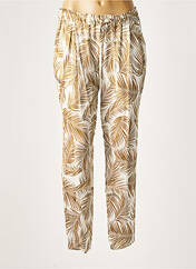 Pantalon large beige LAUREN VIDAL pour femme seconde vue