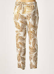 Pantalon large beige LAUREN VIDAL pour femme seconde vue