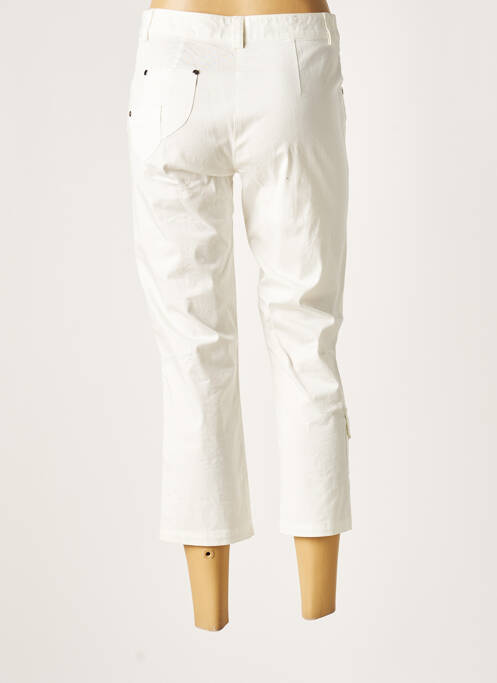 Pantacourt blanc LAUREN VIDAL pour femme