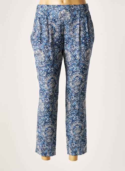 Pantalon 7/8 bleu LAUREN VIDAL pour femme