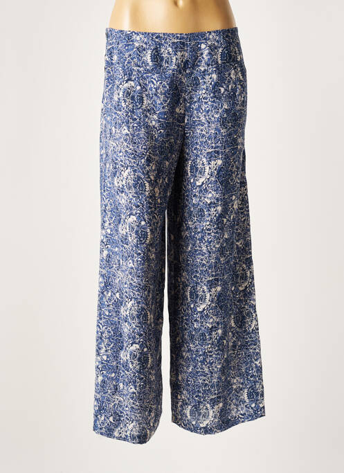 Pantalon large bleu LAUREN VIDAL pour femme