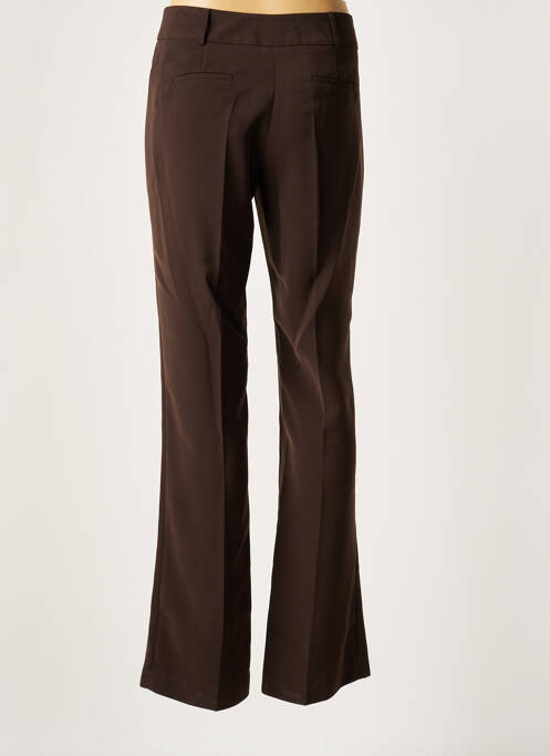 Pantalon large marron LAUREN VIDAL pour femme