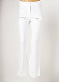 Pantalon slim taille normale taille normale blanc LAUREN VIDAL femme
