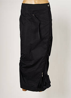 Jupe longue taille normale noir LAUREN VIDAL femme
