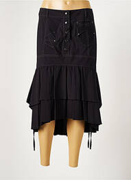 Jupe longue taille normale noir LAUREN VIDAL femme