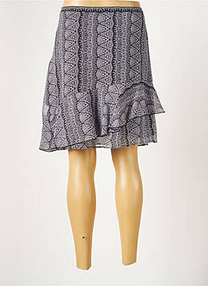 Jupe courte doublure gris LAUREN VIDAL femme