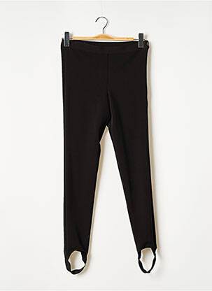 Pantalon slim taille élastique taille normale noir LAUREN VIDAL femme