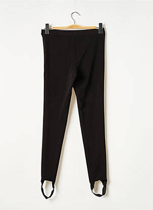 Pantalon slim taille élastique taille normale noir LAUREN VIDAL femme